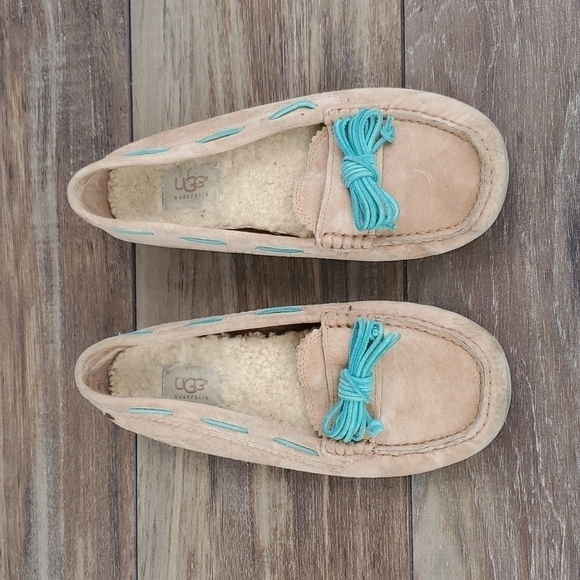 Ugg Australia Meena Women Moc Slip on Slippers shoes sz 8 - Picture 4 of 14